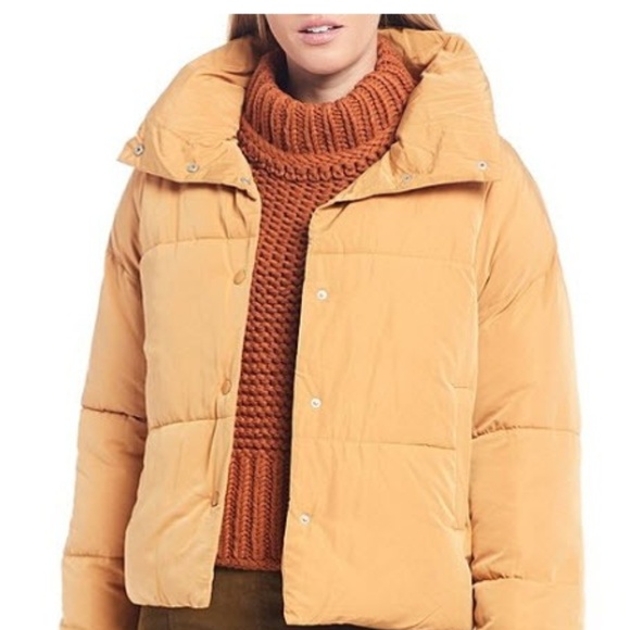 Free People Jackets & Blazers - NWT Free People Puffer Coat Athenian Brown XL